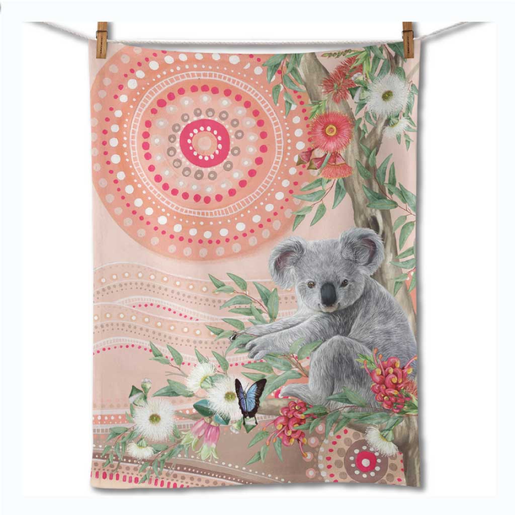 tea-towel-koala-aboriginal-sacred-country