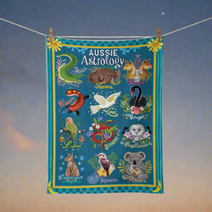 kitchen-towel-aussie-astrology-australian-animals-souvenir