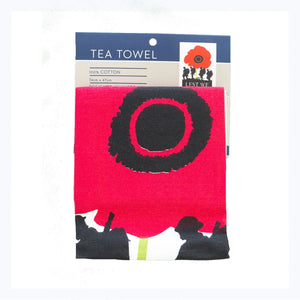 Aussie Tea Towel - Lest We Forget