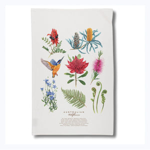 Tea Towel - Australian Wildflowers