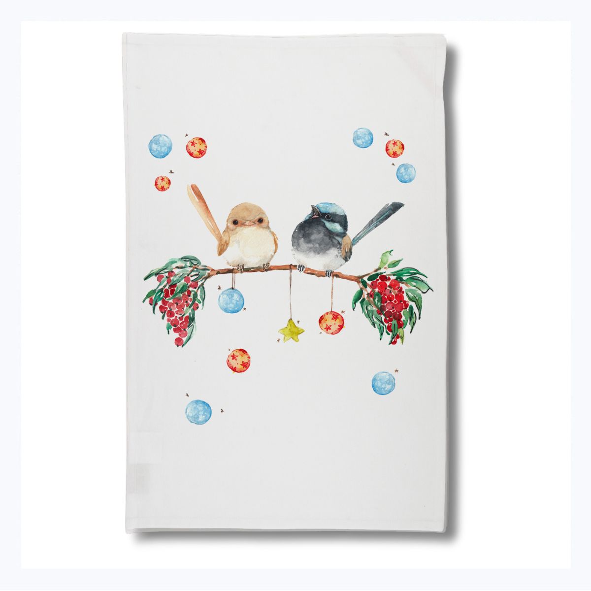 kitchen towel christmas wrens australia