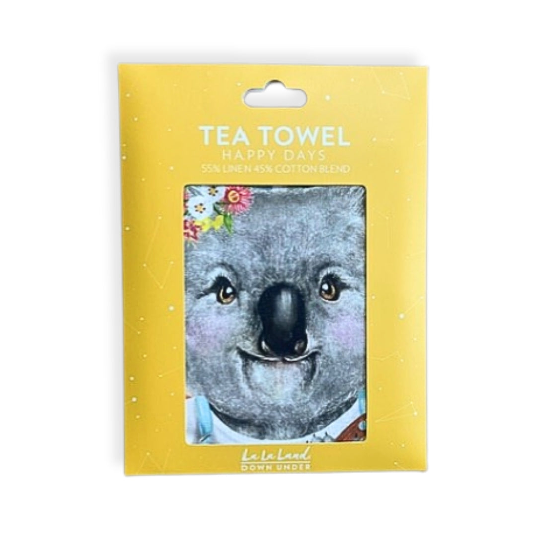 Koala Tea Towel Happy Days Baking