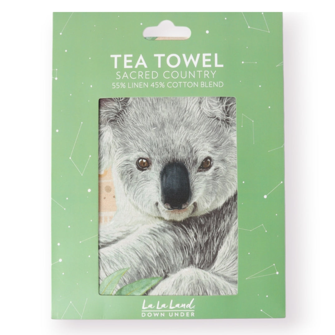 tea-towel-koala-aboriginal-sacred-country