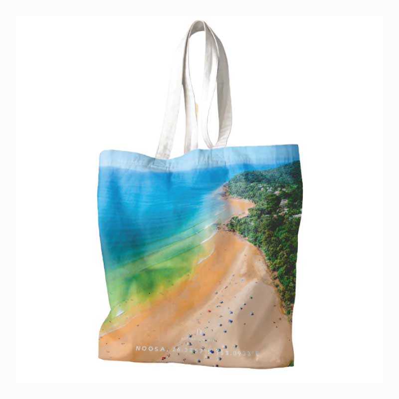 tote bag noosa perfection destination label