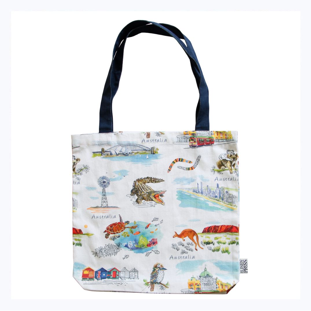 tote bag australian icons