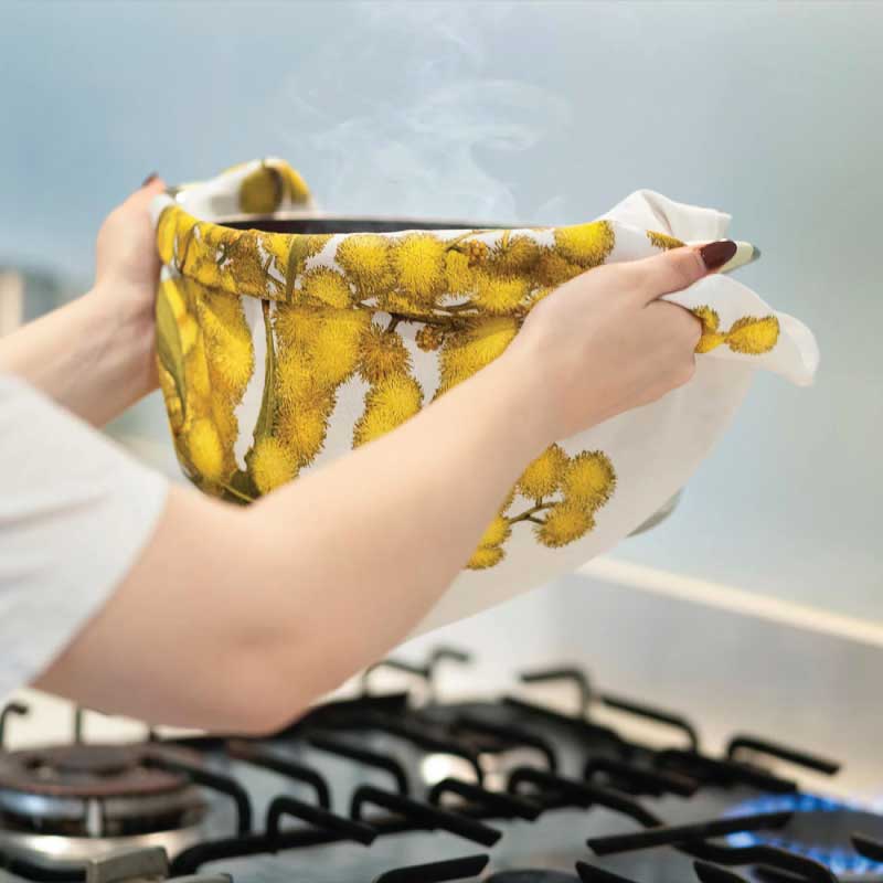 tea-towel-bell-art-wattle-australia