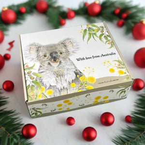 australian gift box christmas koala