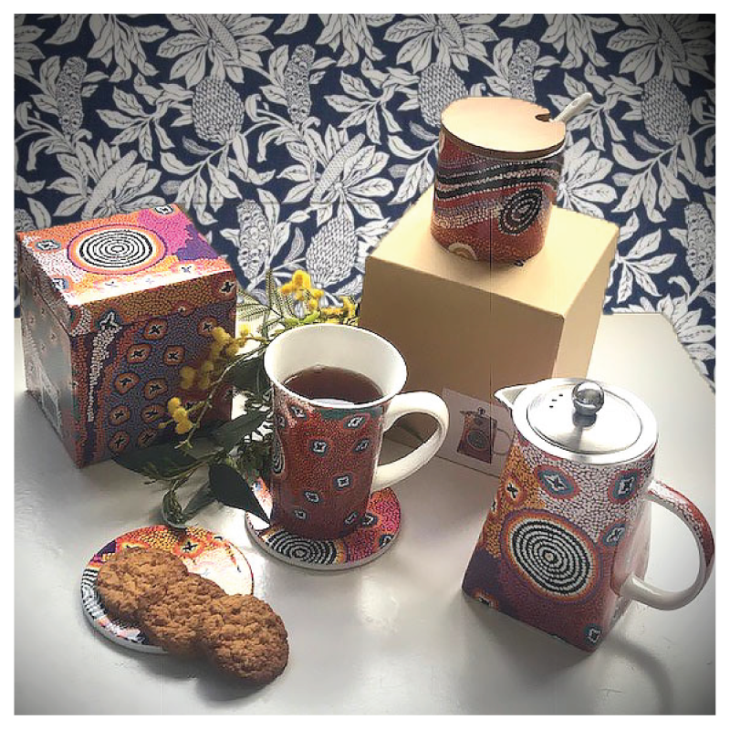 Aboriginal Teapot - Ruth Stewart