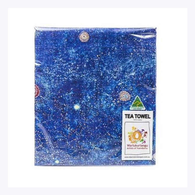 aboriginal design tea towel alma granites