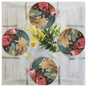 australian placemat protea and wattle