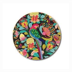 coaster set australiana rosella