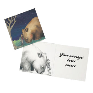 Greeting Card Giant Wombat Boy