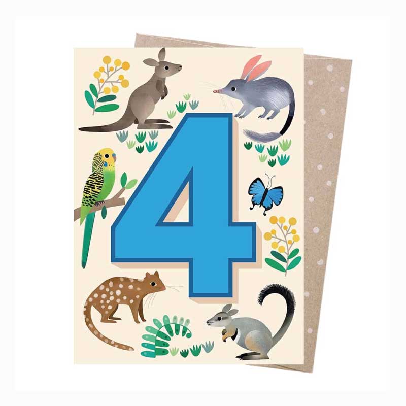 Greeting Card - Age 4 - Friendly Forest