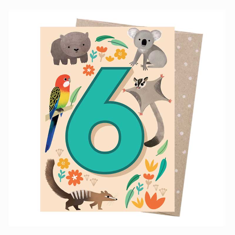 Greeting Card - Age 6 - Wild Wonders