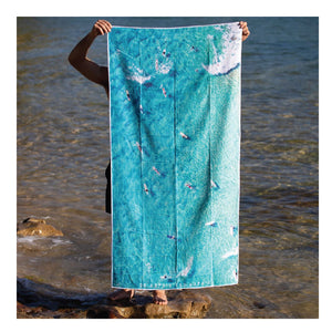 Souvenir Beach Towel - Longboard Party