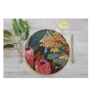 placemat protea and wattle single