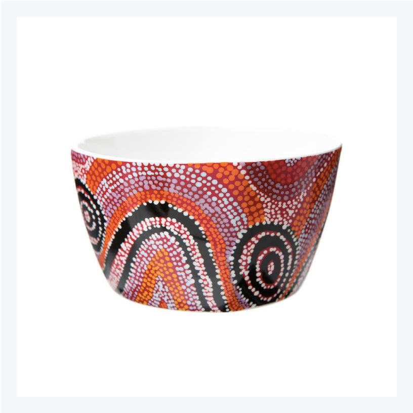 aboriginal art bowl otto sims