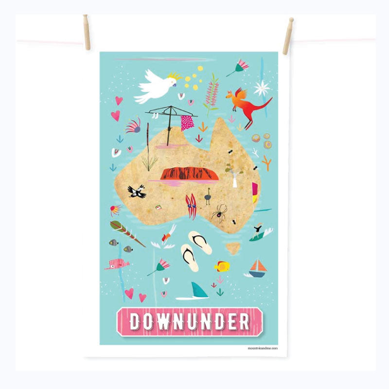 tea towel down under
