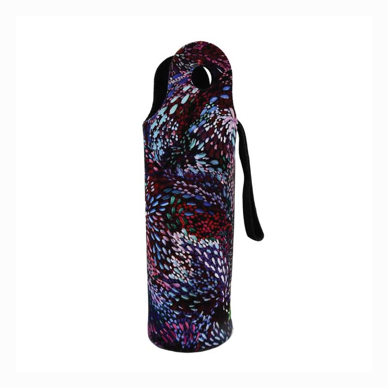 Aboriginal Art Wine Cooler -Janelle Stockman (Purples)