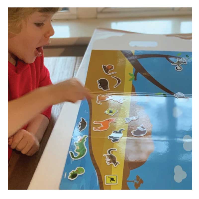 magnet activity board australian animals