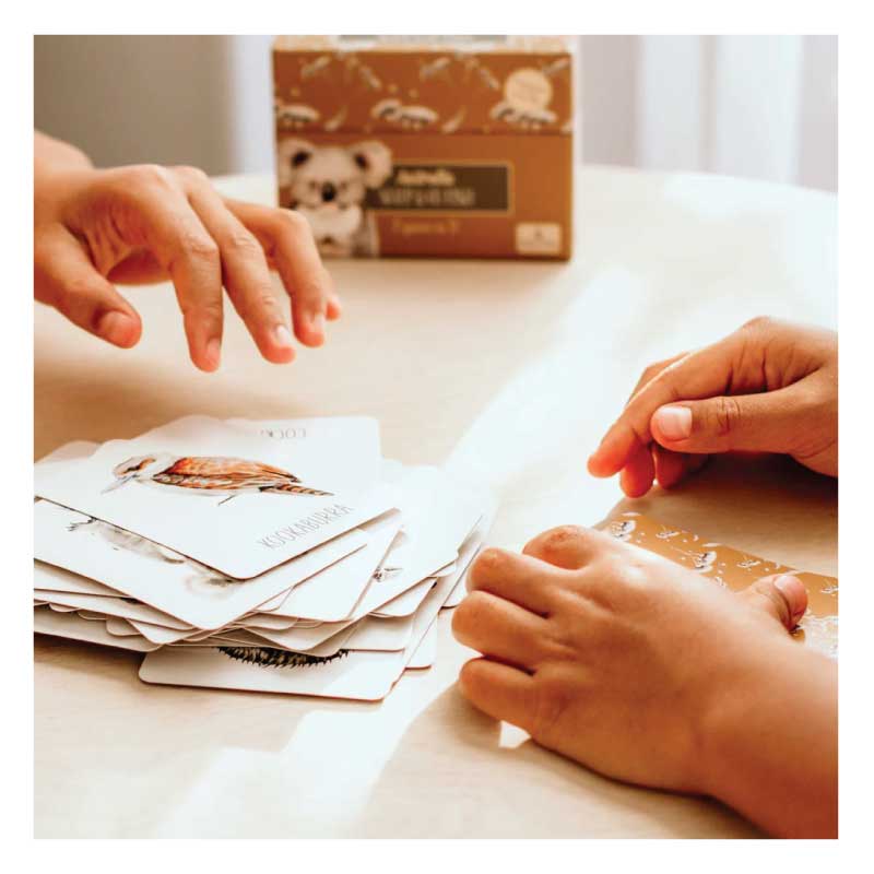 australian animals snap game go fish