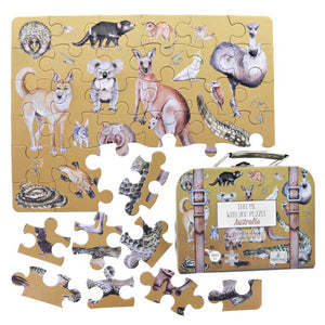 australian animal puzzle take me with you cute luggage box