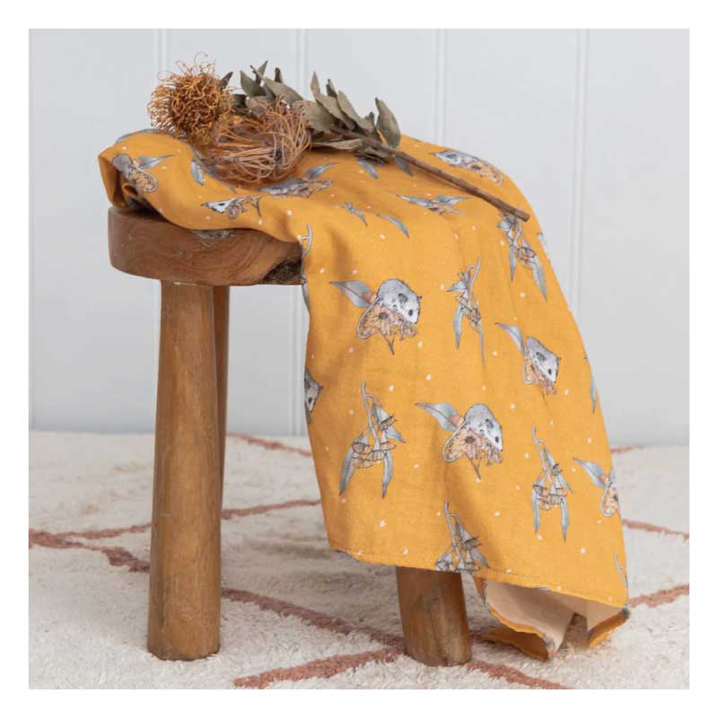 australian baby gift possum swaddle