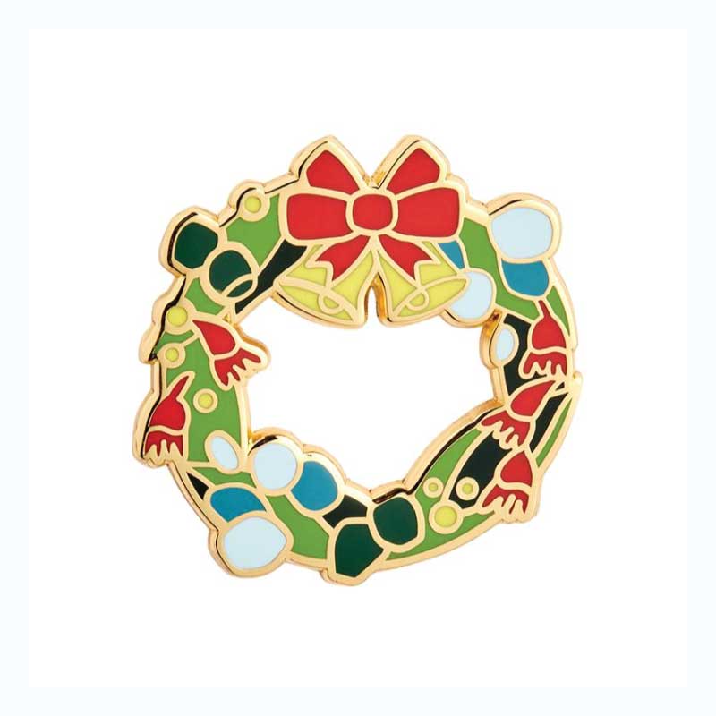 australian christmas enamel pin