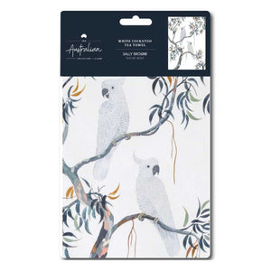 australian-tea-towel-cockatoo-sulfur-crested