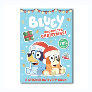 bluey christmas sticker activity book