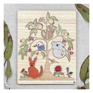 buttonworks wooden puzzle made in Australia