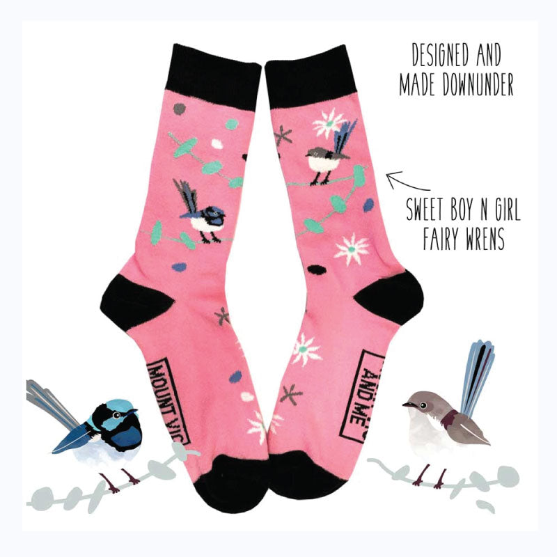 fairy wren socks australian made