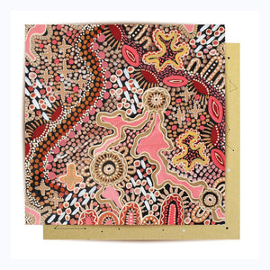 greeting card aboriginal design kalkatungu country 3
