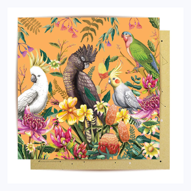 greeting card floral paradiso