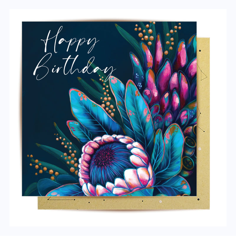 greeting card happy birthday follow your heart