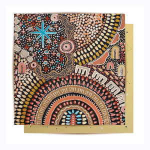 greeting card kalkatungu country 1 aboriginal design