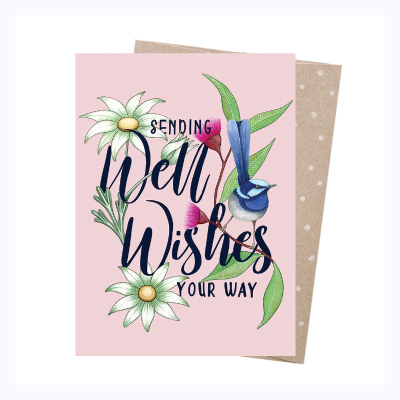 Greeting Card - Well Wishes Wren