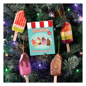 aussie ice cream holiday ornaments