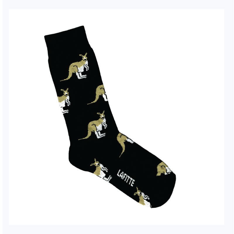 Kangaroo Socks Black (Mens)