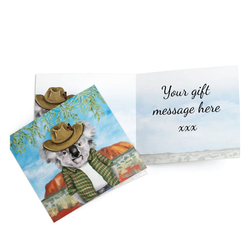 Greeting Card Cowboy Koala