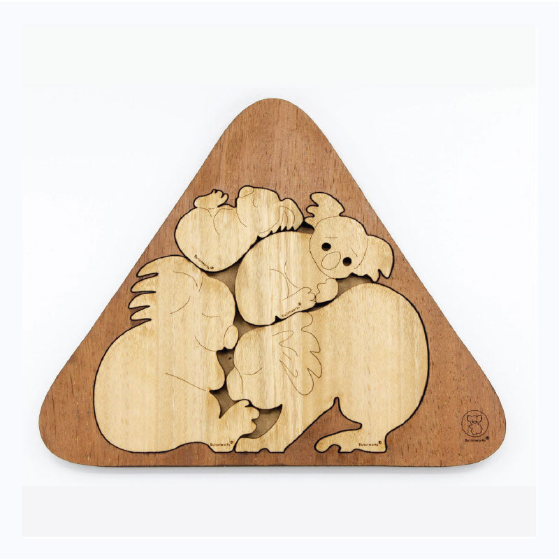 koala puzzle wooden australian made