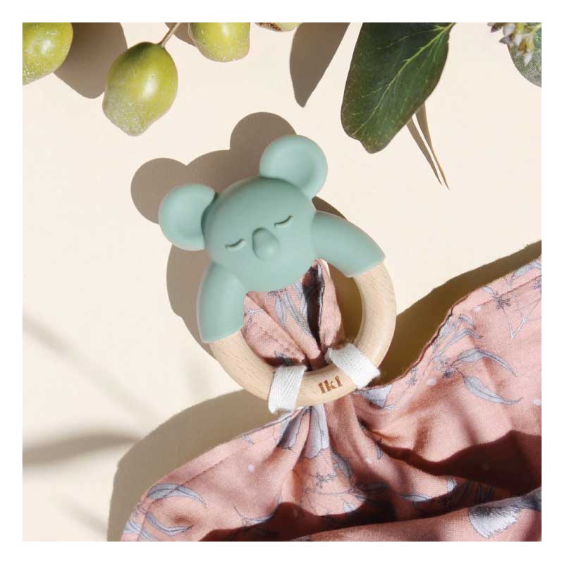 koala teething ring attachment