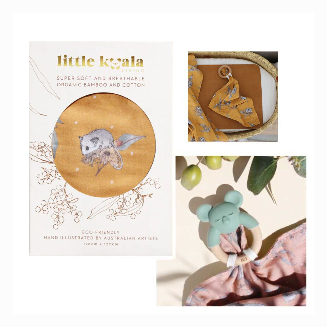 australian baby gift set possum bundle