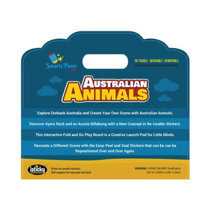 magnet activity board australian animals