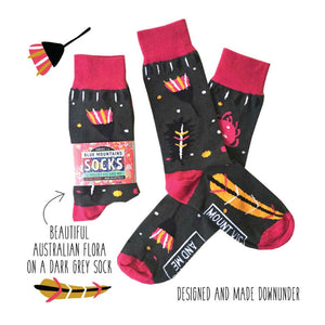 mens socks australian flora