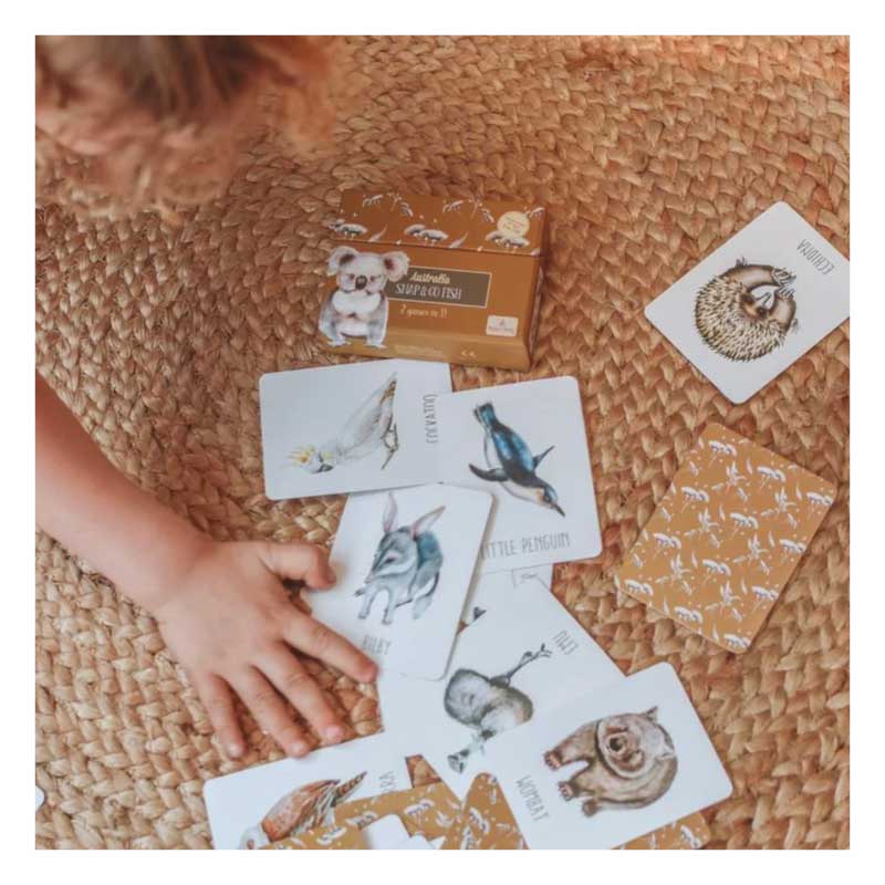 modern monty cards snap and go fish