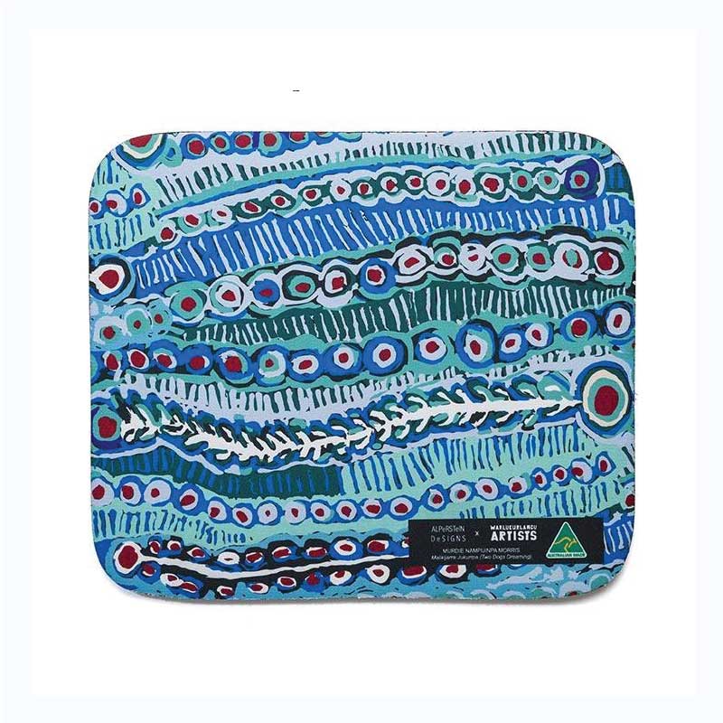 mousepad aboriginal design murdie morris blue