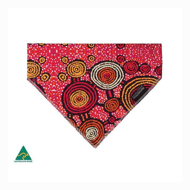 pet bandana aboriginal design teddy gibson