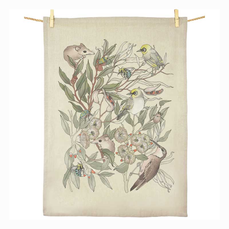 Tea Towel - Pollinators