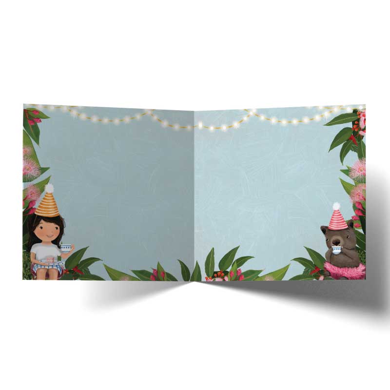 waratah top party cheers inside